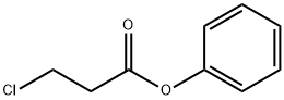 3-CHLOROPROPIONIC ACID PHENYL ESTER 구조식 이미지