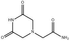 1-피페라진아세트아미드,3,5-디옥소-(8CI,9CI) 구조식 이미지