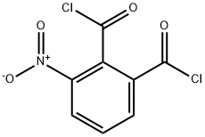 1,2-BENZENEDICARBONYL DICHLORIDE,3-NITRO- Structure