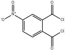 1,2-BENZENEDICARBONYL DICHLORIDE,4-NITRO- Structure