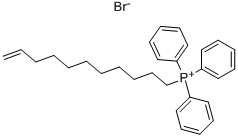 (10-UNDECEN-1-YL)TRIPHENYLPHOSPHONIUM BROMIDE Structure