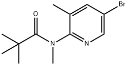 N-(5-BROMO-3-METHYLPYRIDIN-2-YL)-N-METHYL-2,2-DIMETHYLPROPANAMIDE Structure