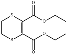 5,6-Dihydro-1,4-dithiin-2,3-dicarboxylic acid diethyl ester Structure