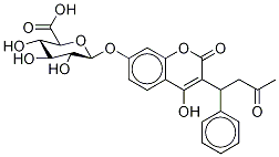 7-Hydroxy Warfarin β-D-Glucuronide Structure