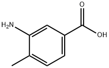 3-Amino-4-methylbenzoic acid 구조식 이미지