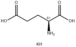 L-GLUTAMIC ACID MONOPOTASSIUM SALT 구조식 이미지