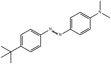 4-[[p-(tert-Butyl)phenyl]azo]-N,N-dimethylaniline Structure