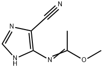 에탄이미드산,N-(5-시아노-1H-이미다졸-4-일)-,메틸에스테르(9CI) 구조식 이미지