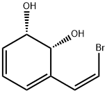 3,5-Cyclohexadiene-1,2-diol, 3-[(1Z)-2-bromoethenyl]-, (1S,2R)- (9CI) 구조식 이미지