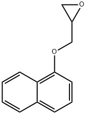 2-[(1-Naphthyloxy)methyl]oxirane 구조식 이미지