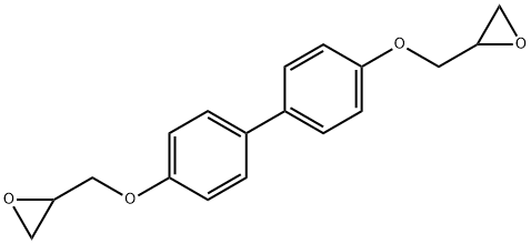 4,4'-bis(2,3-epoxypropoxy)biphenyl 구조식 이미지