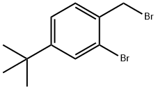 2-BROMO-1-BROMOMETHYL-4-TERT-BUTYL-BENZENE 구조식 이미지