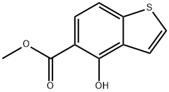 메틸4-히드록시벤조[b]티오펜-5-카르복실레이트 구조식 이미지
