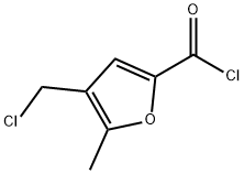 2-Furancarbonylchloride,4-(chloromethyl)-5-methyl-(9CI) Structure