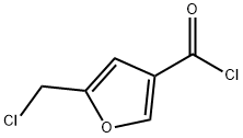 3-Furancarbonyl chloride, 5-(chloromethyl)- (9CI) Structure