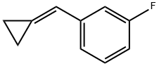 벤젠,1-(사이클로프로필리덴메틸)-3-플루오로-(9CI) 구조식 이미지