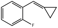 벤젠,1-(사이클로프로필리덴메틸)-2-플루오로-(9CI) 구조식 이미지