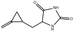 2,4-이미다졸리딘디온,5-[(메틸렌사이클로프로필)메틸]-(9CI) 구조식 이미지