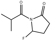 2-Pyrrolidinone,  5-fluoro-1-(2-methyl-1-oxopropyl)- Structure