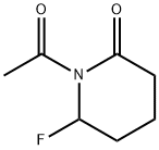 2-피페리디논,1-아세틸-6-플루오로-(9CI) 구조식 이미지