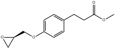 4-[(2R)-OxiranylMethoxy]benzenepropanoic Acid Methyl Ester Structure