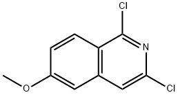 1,3-Dichloro-6-methoxyisoquinoline 구조식 이미지