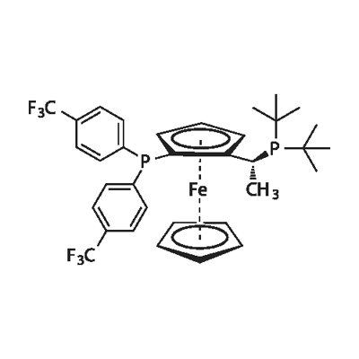 246231-79-8 (R)-1-[(S)-2-[BIS[4-(TRIFLUOROMETHYL)PHENYL]PHOSPHINO]FERROCENYL]-ETHYLDI-TERT-BUTYLPHOSPHINE