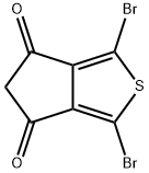 4H-Cyclopenta[c]thiophene-4,6(5H)-dione, 1,3-dibromo- Structure