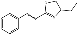 Oxazole, 4-ethyl-4,5-dihydro-2-(2-phenylethenyl)- (9CI) 구조식 이미지