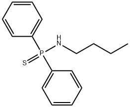Diphenyl(butylamino)phosphine sulfide Structure