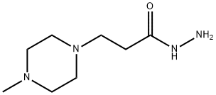 3-(4-METHYL-PIPERAZIN-1-YL)-PROPIONIC ACID HYDRAZIDE Structure