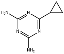 6-Cyclopropyl-1,3,5-triazine-2,4-diamine Structure