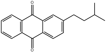 2-(3-methylbutyl)anthraquinone Structure