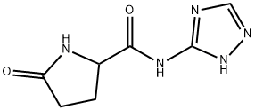 5-oxo-N-1H-1,2,4-triazol-3-ylpyrrolidine-2-carboxamide 구조식 이미지