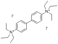 4,4'-Biphenylylenebis(triethylammonium) diiodide Structure