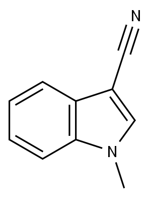 3-CYANO-1-METHYLINDOLE Structure