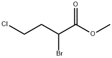 Butanoic acid, 2-bromo-4-chloro-, methyl ester 구조식 이미지