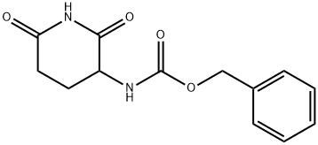 Carbamic acid, (2,6-dioxo-3-piperidinyl)-, phenylmethyl ester (9CI) 구조식 이미지