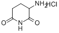 2,6-디옥소피페리딘-3-암모늄클로라이드 구조식 이미지