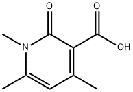 1,4,6-트리메틸-2-옥소-1,2-디히드로-피리딘-3-카르복실산 구조식 이미지
