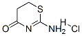 5,6-dihydro-4-oxo-4H-1,3-thiazin-2-amine monohydrochloride  구조식 이미지