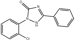 2-(2-Chlorophenyl)-1,2-dihydro-5-phenyl-3H-1,2,4-triazol-3-one 구조식 이미지