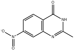 2-METHYL-7-NITROQUINAZOLIN-4-OL 구조식 이미지