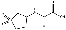 2-(1,1-DIOXO-TETRAHYDRO-1-THIOPHEN-3-YLAMINO)-PROPIONIC ACID Structure