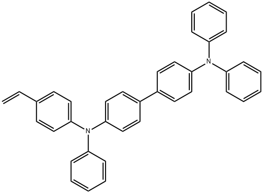 [1,1'-biphenyl]-4,4'-diaMine,N-(4-ethenyl)- N, N', N'-triphenyl- Structure