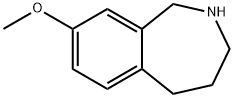 8-메톡시-2,3,4,5-테트라히드로-1H-벤조[C]아제핀 구조식 이미지