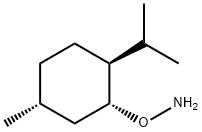 Hydroxylamine, O-[(1R,2S,5R)-5-methyl-2-(1-methylethyl)cyclohexyl]- (9CI) 구조식 이미지