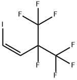 1-IODO-3,4,4,4-TETRAFLUORO-3-(TRIFLUOROMETHYL)BUT-1-ENE 구조식 이미지