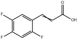 2,4,5-TRIFLUOROCINNAMIC ACID Structure