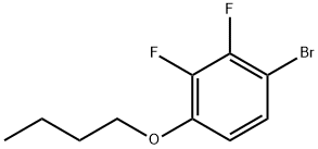 1-BROMO-4-BUTOXY-2,3-DIFLUOROBENZENE Structure